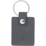 Leather Card Holder & Key Ring Gift Set Grey/chalk/red: GB-304-GS