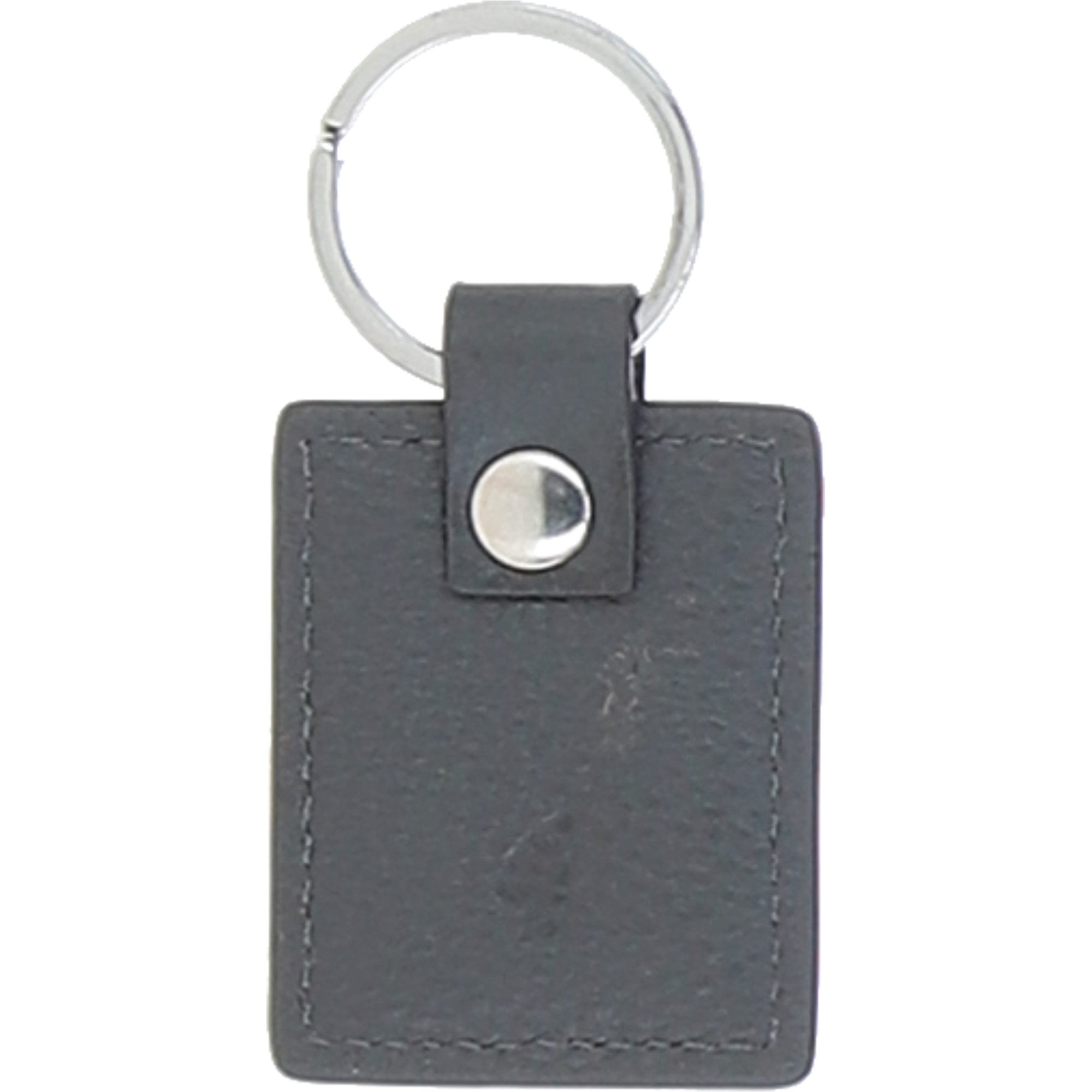 Leather Card Holder & Key Ring Gift Set Grey/chalk/red: GB-304-GS