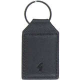 Leather Card Holder & Key Ring Gift Set Black/grey/red: GB-302-GS