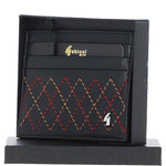 Gabicci Leather Card Holder Black: GB-139-AS
