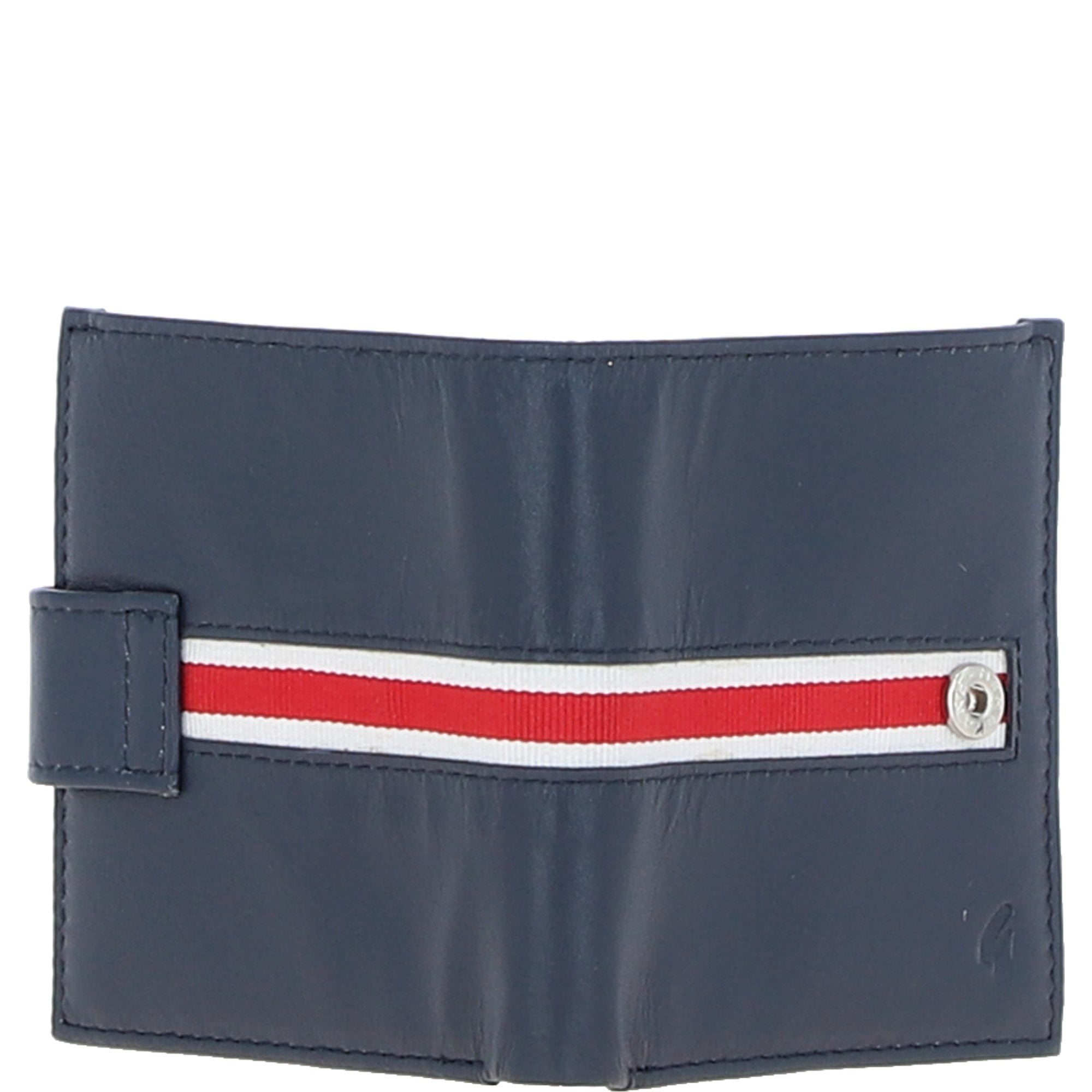 Gabicci Small Leather 6 Card Billfold Wallet Navy: GB-121-SC