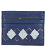 Gabicci Leather Card Holder Blue: GB-139-AC