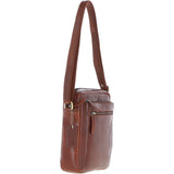 Ashwood Leather Travel Flight Bag Chestnut: K-42