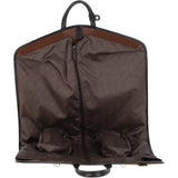 Mens Leather Suit Carrier Oily Brown : Curtis