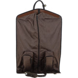 Mens Leather Suit Carrier Oily Brown : Curtis