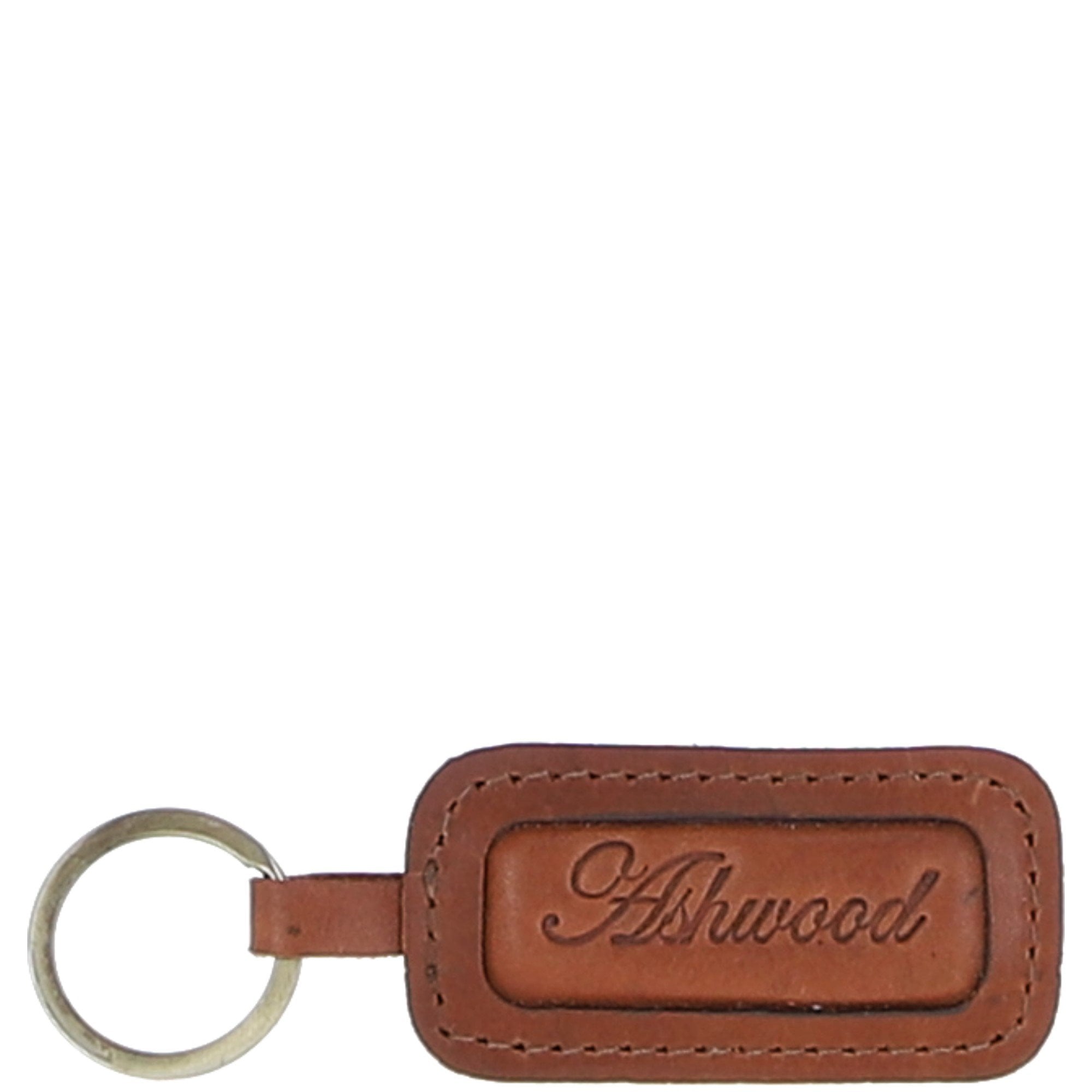 Leather Key Ring Tan : 5995