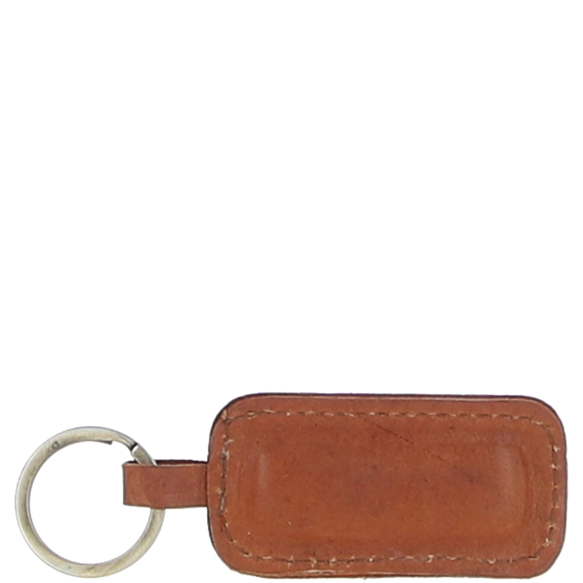 Leather Key Ring Tan : 5995