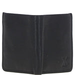 Leather Classic 6 Card Billfold  Wallet Black/mud: FEN-556