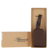 Leather Travel Luggage Tag Brown : Kingston