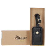 Leather Travel Luggage Tag Black : Soho l tag