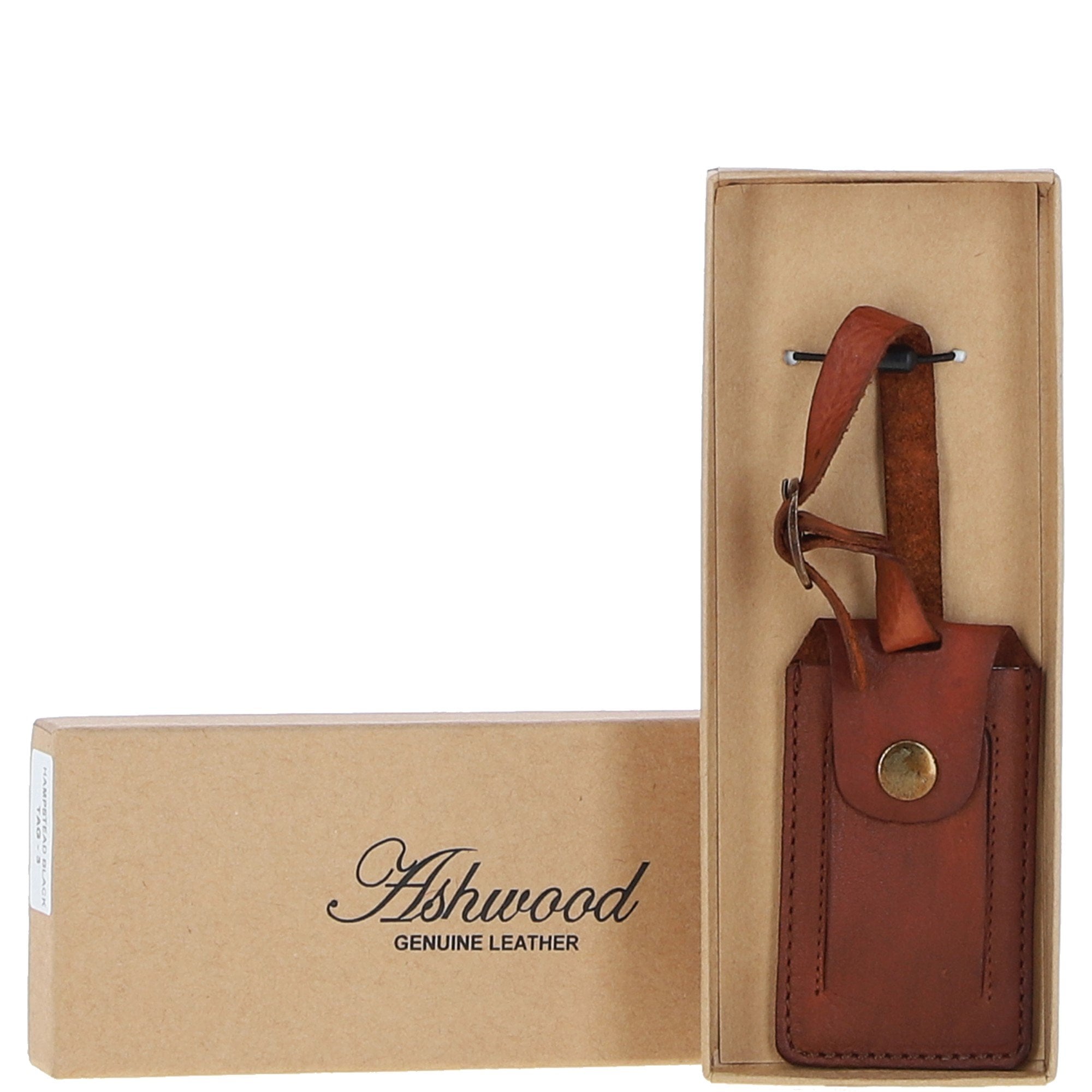 Leather Travel Luggage Tag Tan: shoredicth l tag