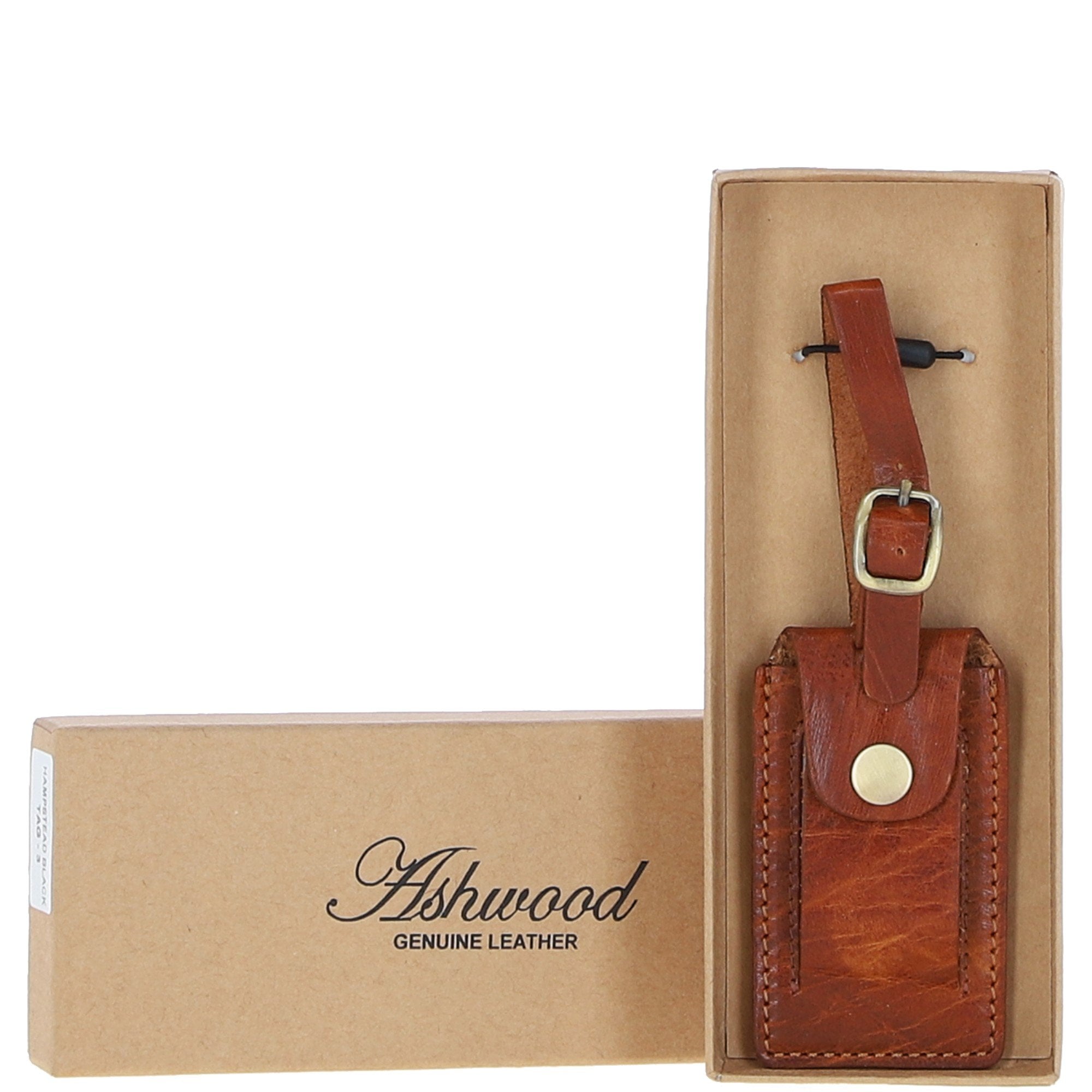 Leather Travel Luggage Tag Honey :Battersea l tag