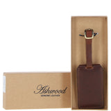 Leather Travel Luggage Tag G Brandy  :Poh-1546