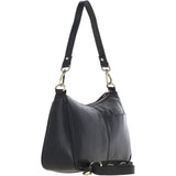 Ashwood Leather Shoulder Bag Black: T-84