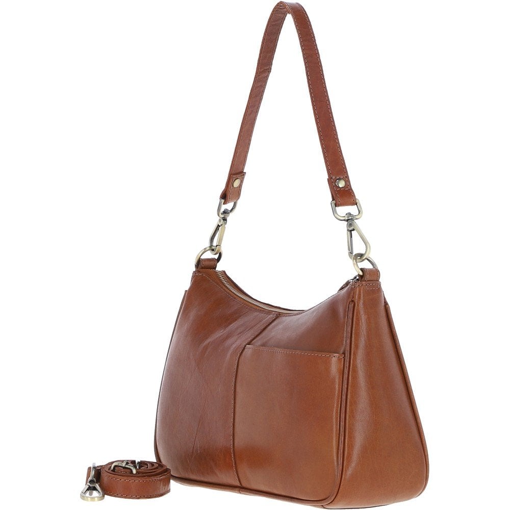 Ashwood Leather Shoulder Bag Honey: T-84