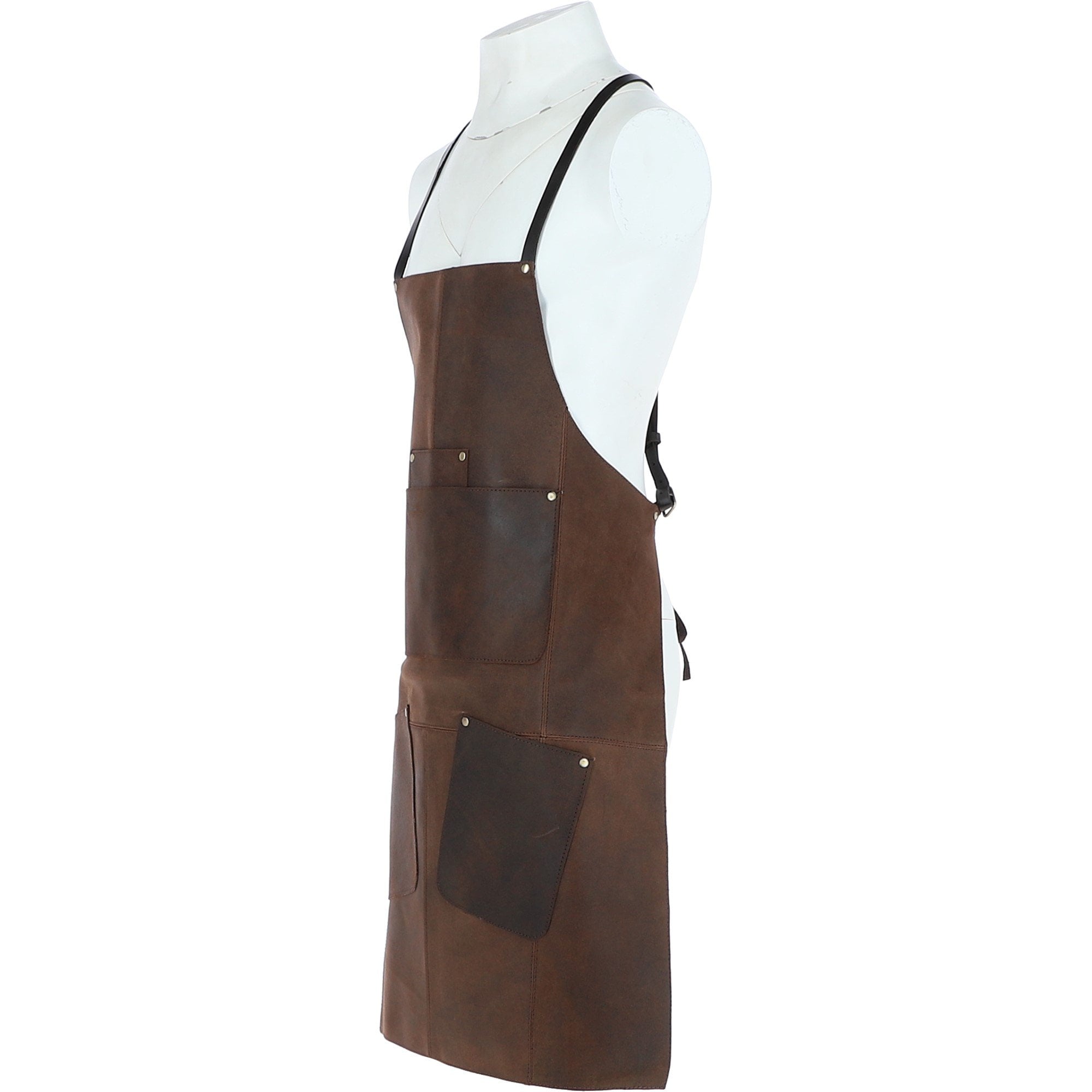 Ashwood Leather Apron Brown: Apron 3