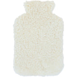 Fenland Curly Wool Hot Water Bottle Cover Ivory 2L