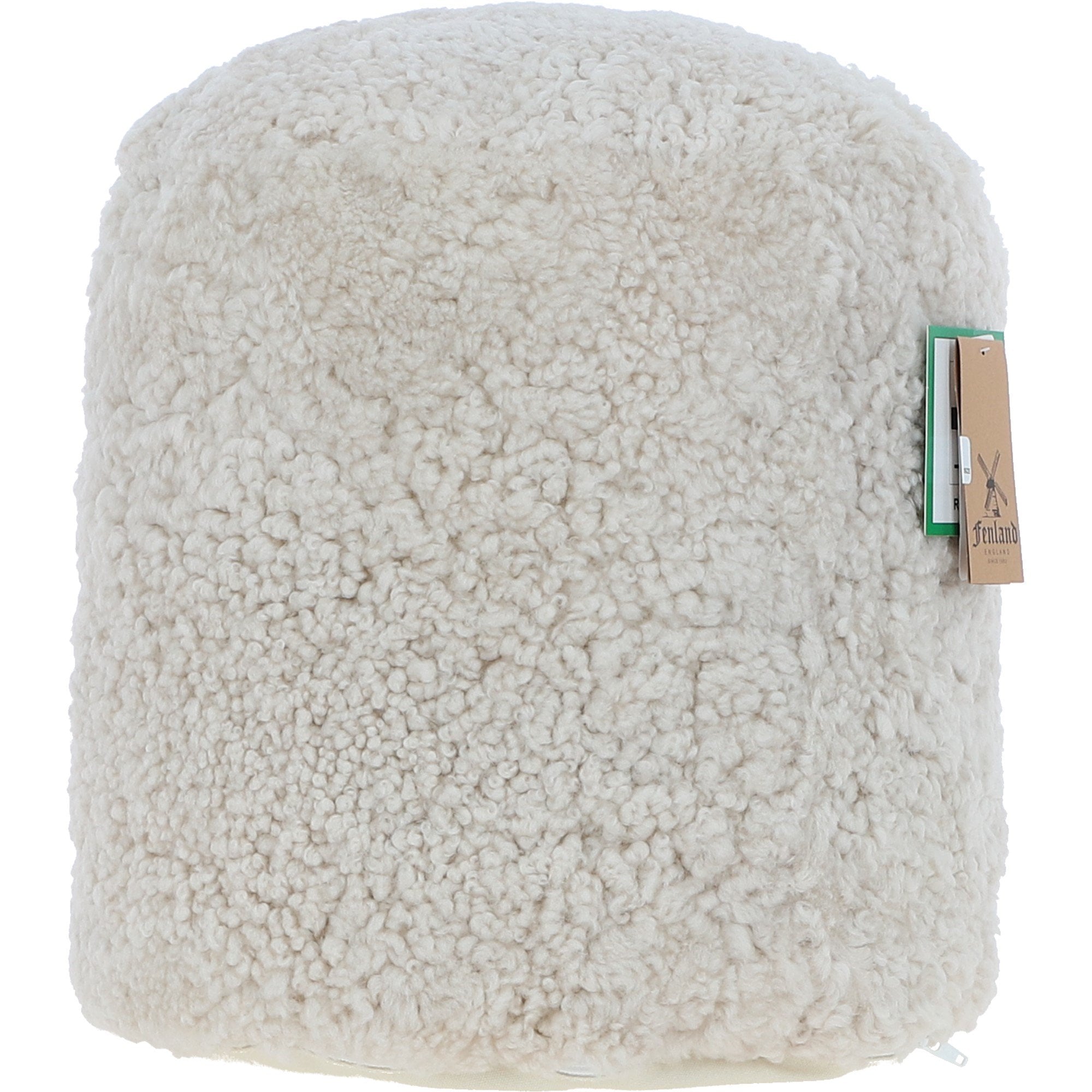 Fenland Sheepskin Pouffe Stool Natural: FF-POUFFE