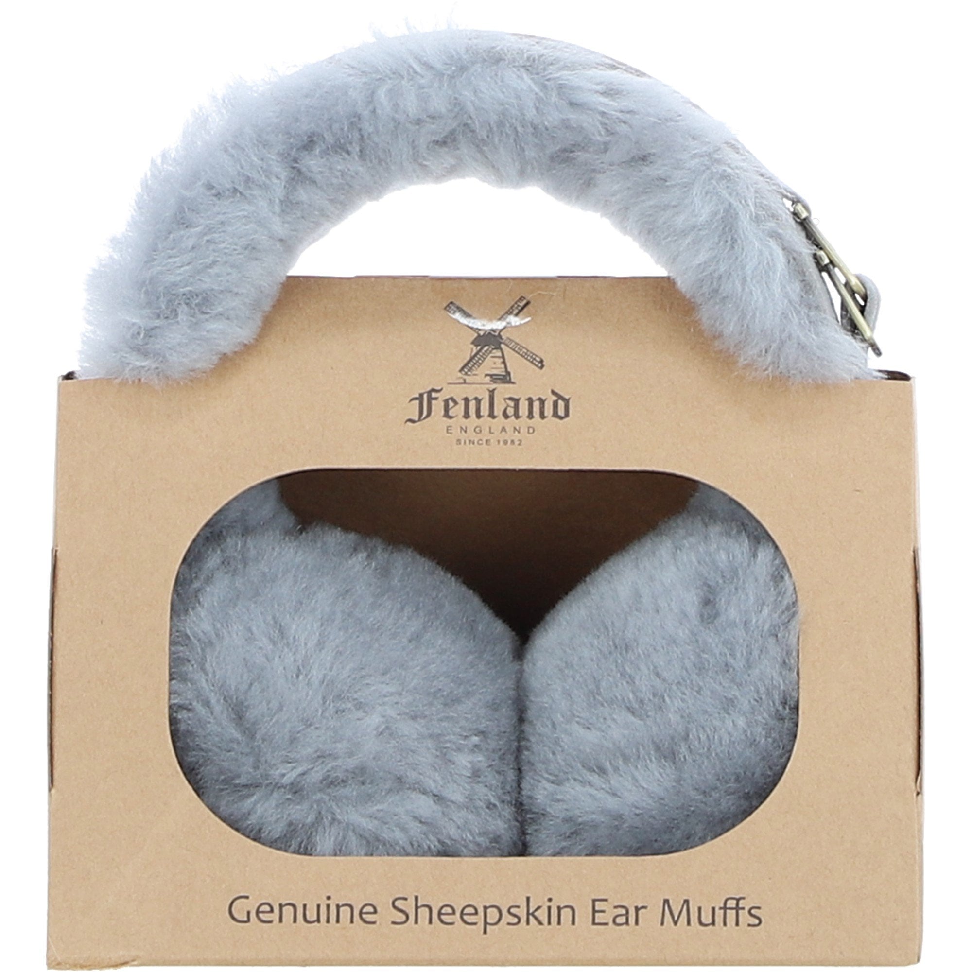 Fenland Sheepskin Winter Earmuffs Grey: Fen-205 Kids