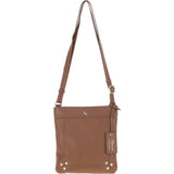 XSpirit' Leather Crossbody Bag Tan: 63033/CB4