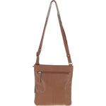 XSpirit' Leather Crossbody Bag Tan: 63033/CB4