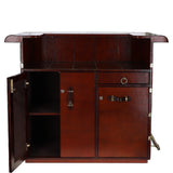 Exquisite Leather Bar Counter Chestnut: tbz1uco641