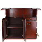 Exquisite Leather Bar Counter Chestnut: tbz1uco641