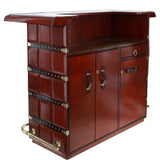 Exquisite Leather Bar Counter Chestnut: tbz1uco641
