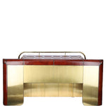 Exquisite Leather Bar Counter Chestnut: tbz1uco641
