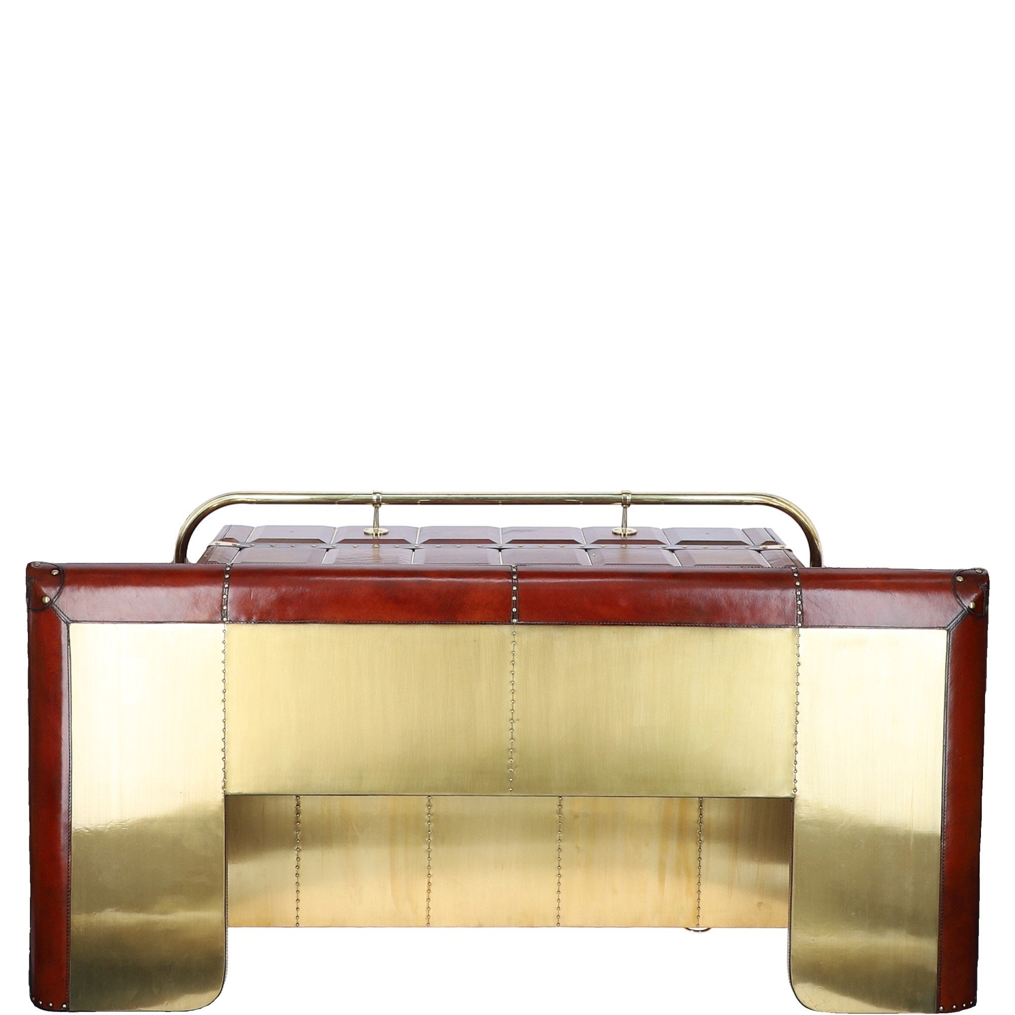 Exquisite Leather Bar Counter Chestnut: tbz1uco641