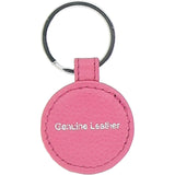 Leather Card Holder with Mirror & Key Ring Gift Set Rose Pink :slg-31243
