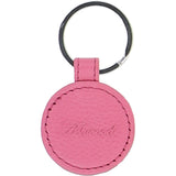 Leather Card Holder with Mirror & Key Ring Gift Set Rose Pink :slg-31243