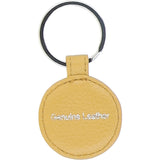 Leather Card Holder with Mirror & Key Ring Gift Set Yellow :slg-31243