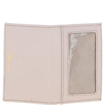 Leather Card Holder with Mirror & Key Ring Gift Set Blush :slg-31243