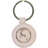 Leather Card Holder with Mirror & Key Ring Gift Set Blush :slg-31243