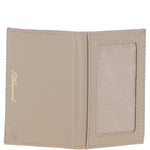 Leather Card Holder with Mirror & Key Ring Gift Set Mushroom :slg-31243
