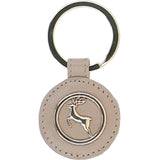 Leather Card Holder with Mirror & Key Ring Gift Set Mushroom :slg-31243