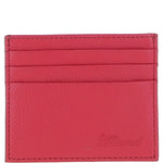 Leather Card Holder & Key Ring Gift Set Raspberry :slg-31342