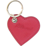 Leather Card Holder & Key Ring Gift Set Raspberry :slg-31342