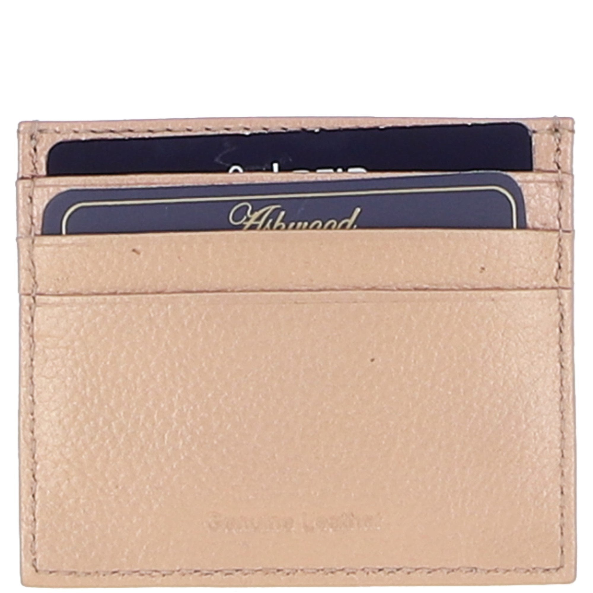 Leather Card Holder & Key Ring Gift Set Rose Gold :slg-31342