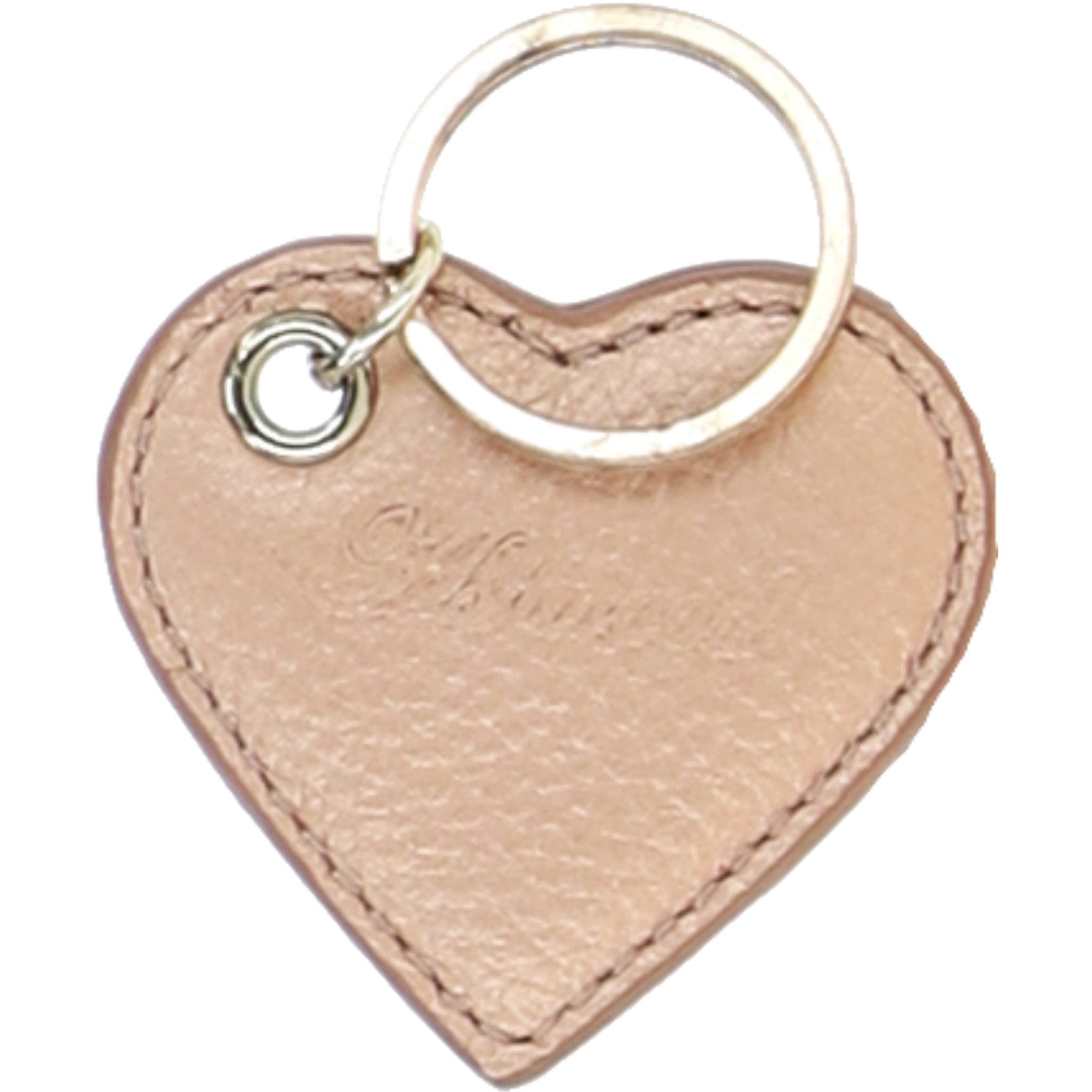 Leather Card Holder & Key Ring Gift Set Rose Gold :slg-31342