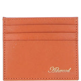 Leather Card Holder & Key Ring Gift Set Orange :slg-31342