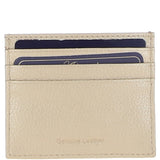 Leather Card Holder & Key Ring Gift Set Gold :slg-31342