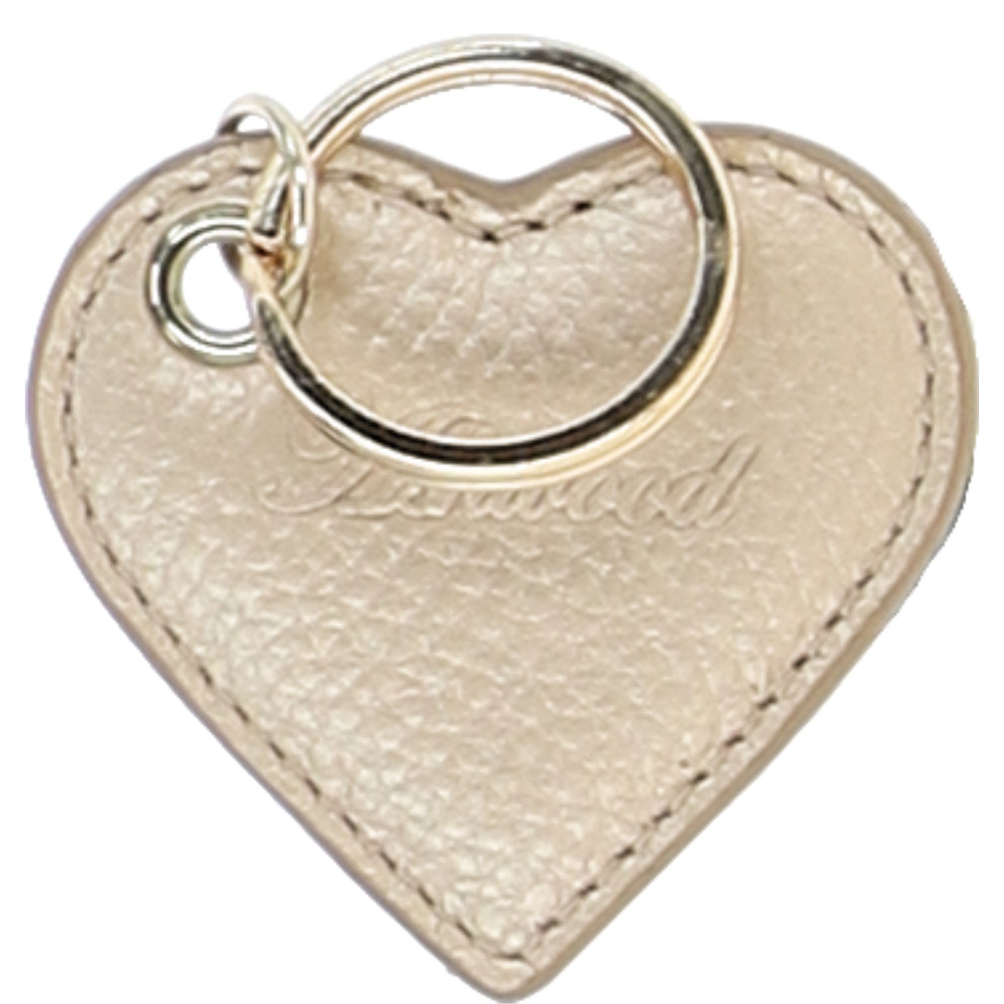 Leather Card Holder & Key Ring Gift Set Gold :slg-31342