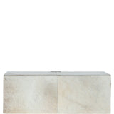 Leather Decorative Home Accessories Box Hair-on Hide Off white: AGC-60