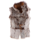 Reversible Toscana Suede Leather Gilet Whisky: KB-42