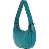 Ashwood Women's Curved Leather Shoulder Bag Deep Lake: 64192
