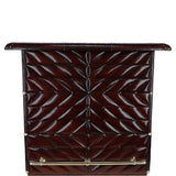The Leather Bar Counter Chestnut: LF-135