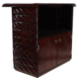 The Leather Bar Counter Chestnut: LF-135