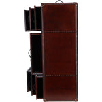 Luxury Handcrafted Leather Writing Desk Chestnut: LF-149